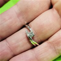 Anello Vidali Gioielli Donna in Oro bianco Zircone ANOR-13-34 - ANOR-13-34